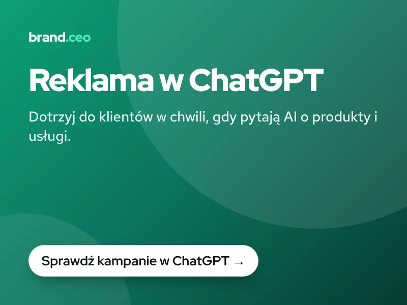 reklama w chatgpt