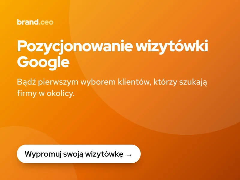 pozycjonowanie wizytówki google